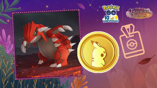 November GO Pass artwork featuring Groudon