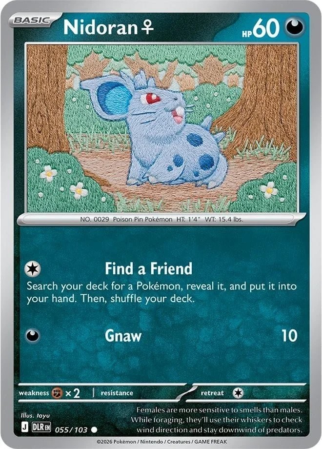 English reveal · Nidoran 055/103