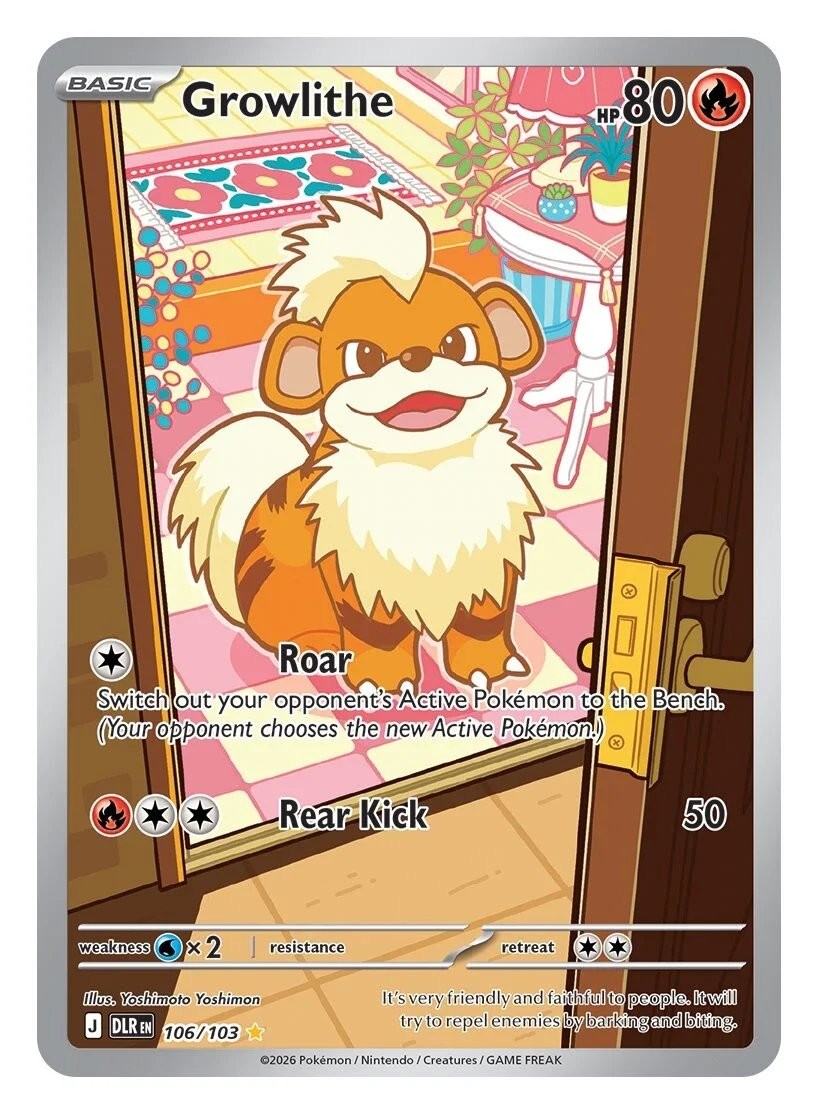 English reveal · Growlithe 106/103