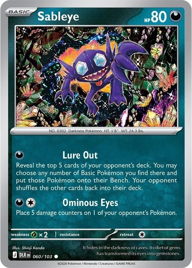 English reveal · Sableye 060/103