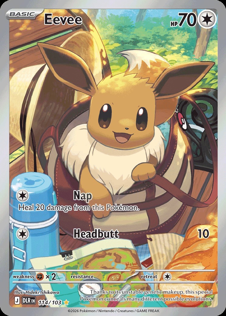 English reveal · Eevee 114/103