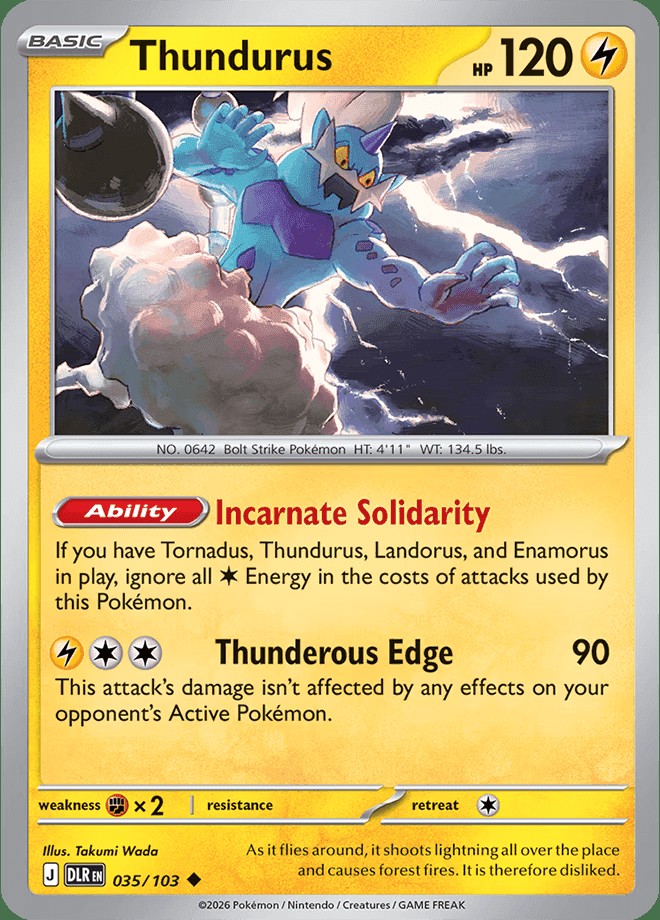 English reveal · Thundurus 035/103