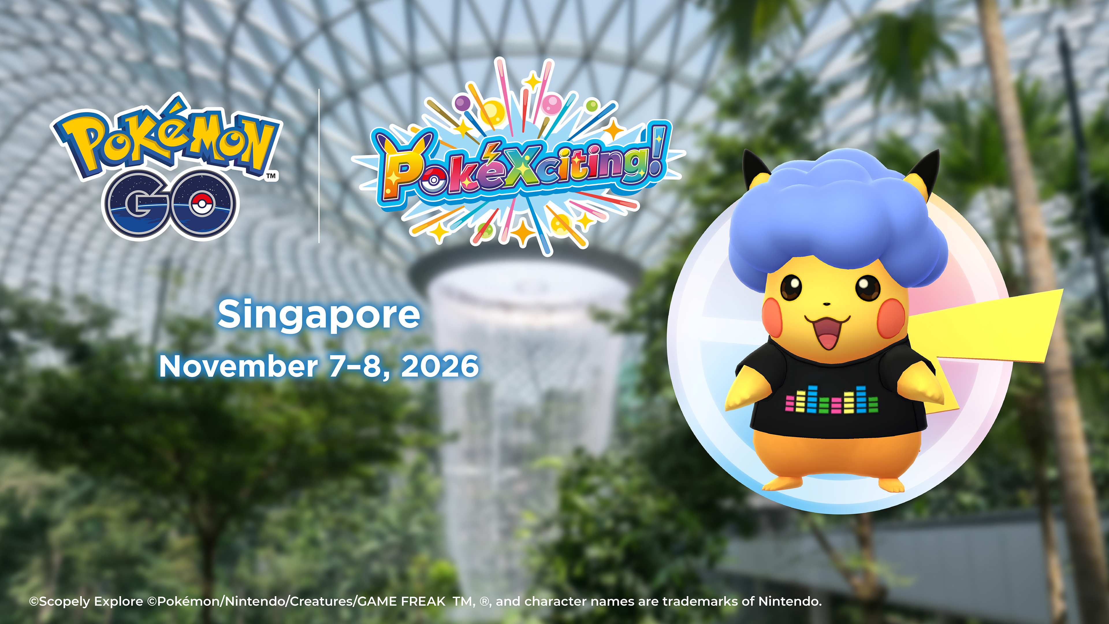 Pokémon GO brings blue-costumed Pikachu and stamp rallies to Singapore