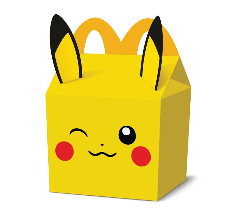 Packaging from an earlier McDonald’s Pokémon card promotion