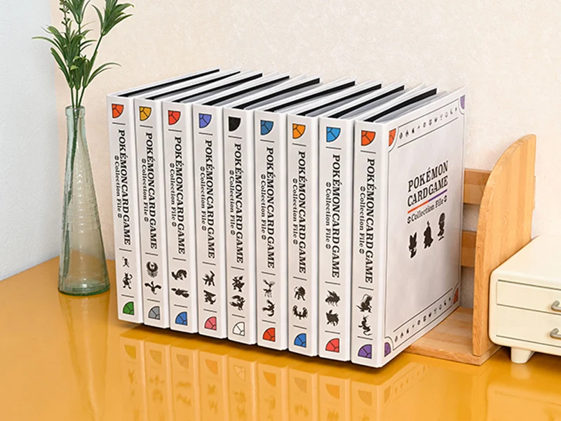 Nine Pokémon generation-themed premium collection binders