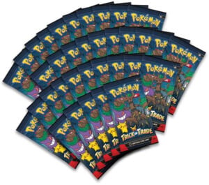 Earlier Halloween Trick or Trade mini packs; Valentine product images have not been revealed.